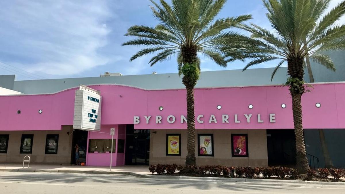 The Byron Carlyle Theater in North Beach, which is owned by Miami Beach, may soon be demolished. A workforce housing complex may take its place.