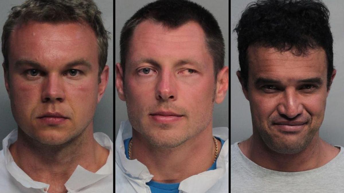 From left to right: Artur Schaback, Ivan Suhharev and Mohamed Azab Youssef