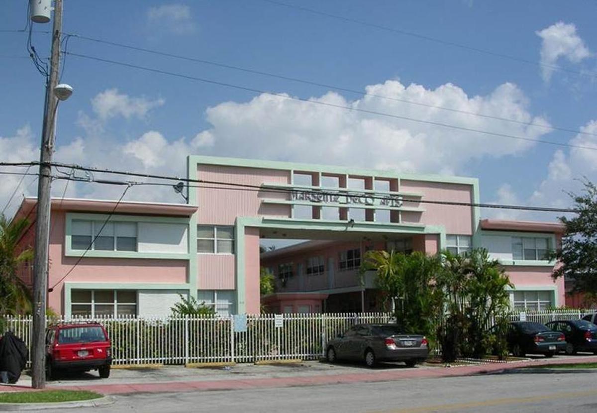 This apartment building, built in 1955 and designed by noted architect Gilbert Fein, is an example of the typical Miami Modern architecture that can be found in North Beach. It is in one of two new local historic districts that were initially approved on Wednesday.