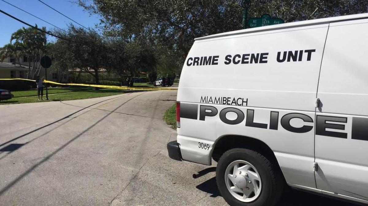 Miami Beach police are investigating a shooting on Collins Avenue.