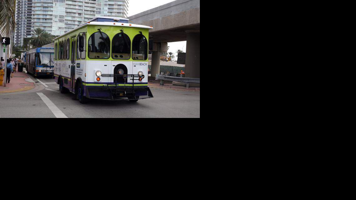 
North Beach will soon launch a free trolley service like the Alton Road Trolley, pictured here, which debuted in February.
