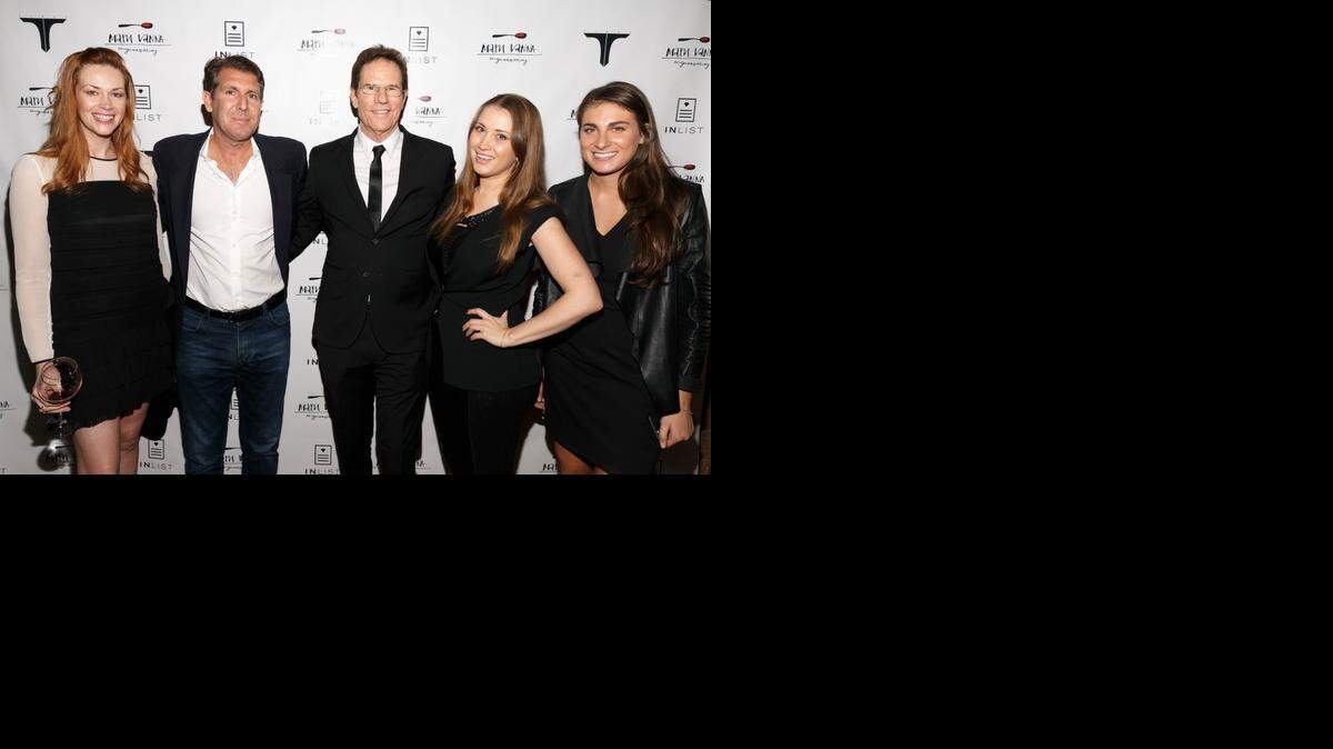 
Michael Capponi, second from left, and Brooke Biederman, far right, attend the InList's Oscars Event at Mari Vanna Los Angeles on Feb. 22, 2015, in West Hollywood, Calif. 
