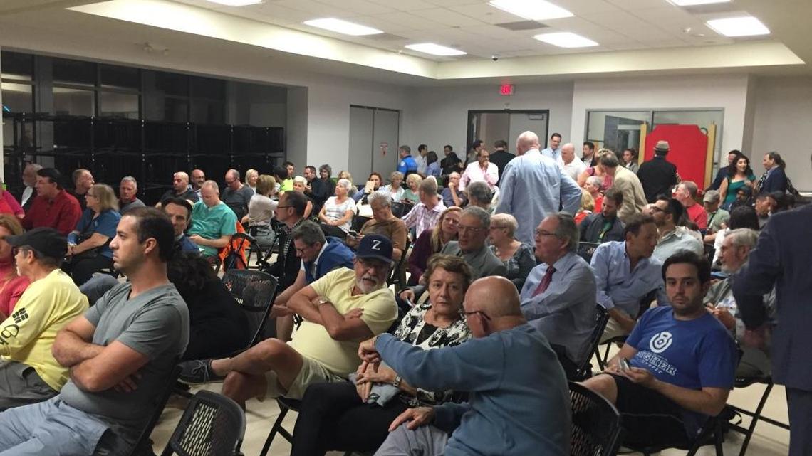 More than 100 people attended Monday night’s information session on the development of a new master plan for North Beach.