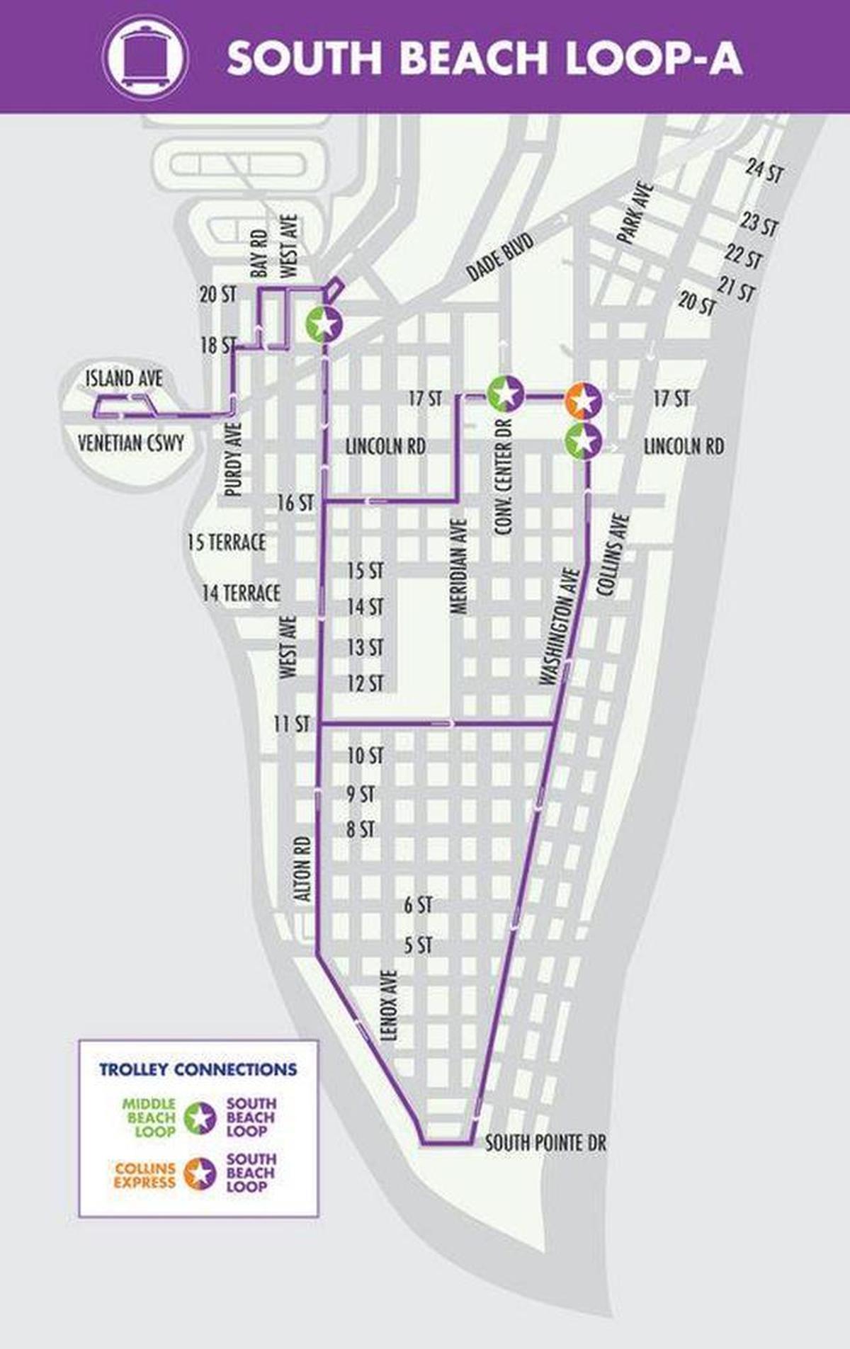 Miami Beach launched a new South Beach loop Wednesday, Nov. 1, 2017.