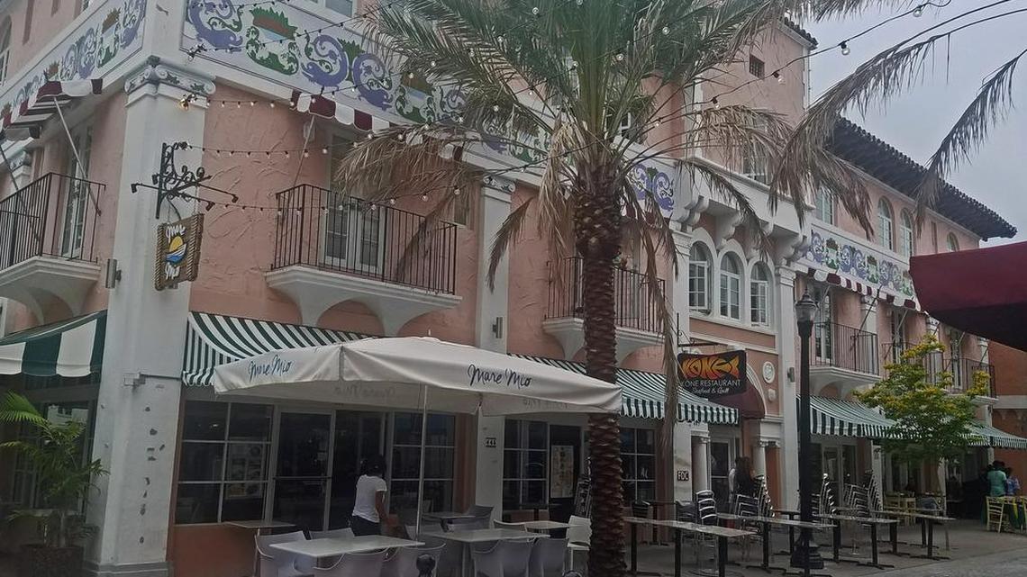 A look at Mare Mio on Española Way in Miami Beach and a portion of the street renovations.