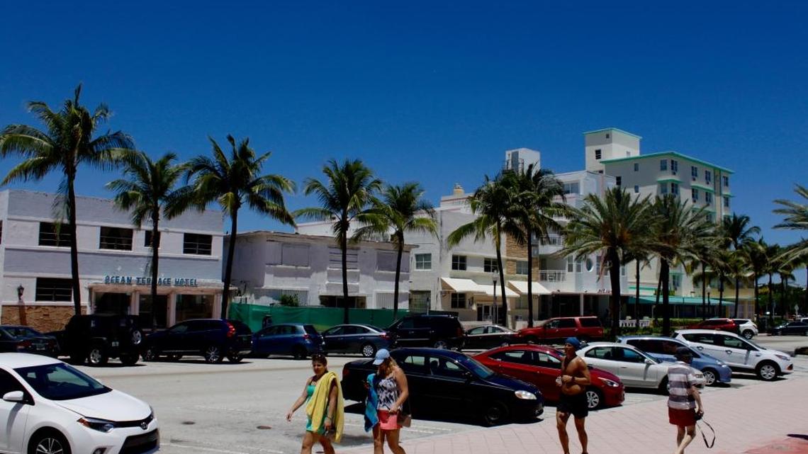 The developer who owns the majority of the north block of Ocean Terrace, between 74th and 75th streets, got initial approval from the City Commission for a height increase for a 235-foot tall residential tower. The redevelopment plan also includes preserving most facades in the historic district.