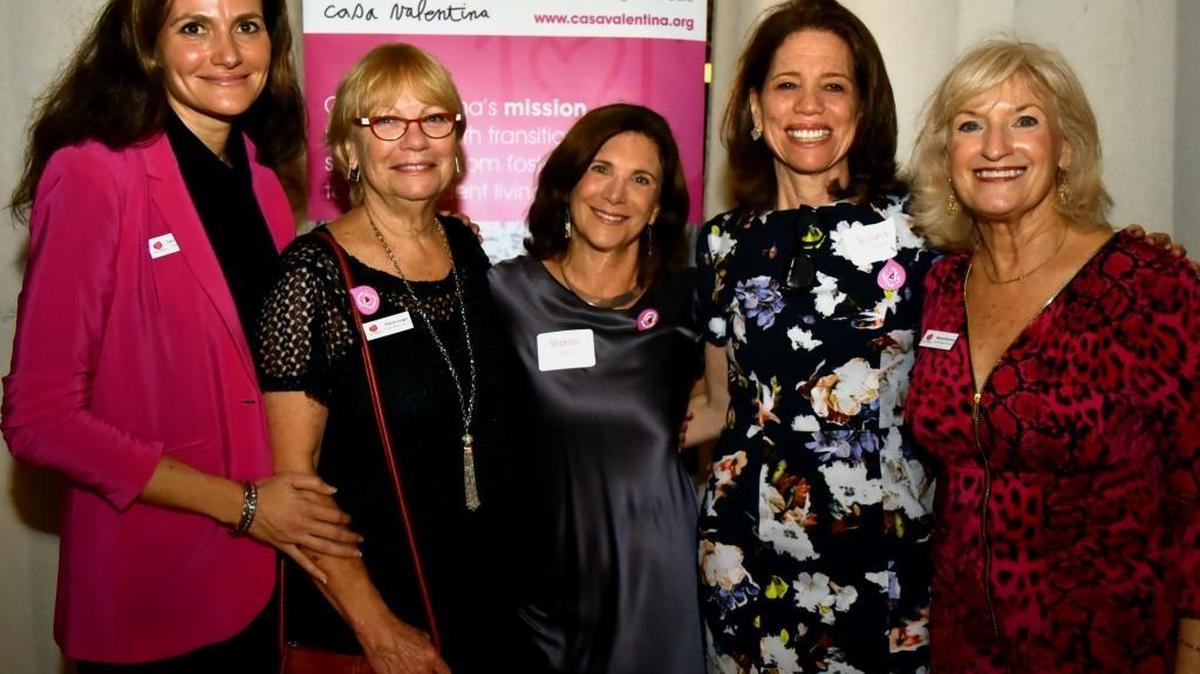 Casa Valentina founders Lisa Schejola, Sharon Langer, Sharon Socol, Susan Lampen and Marcia Reisman at the 10th anniversary celebration.