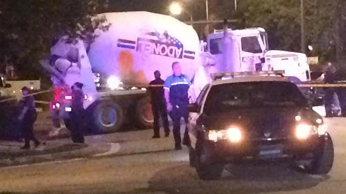 Miami Beach police investigate a deadly construction accident at 8000 Harding Avenue.