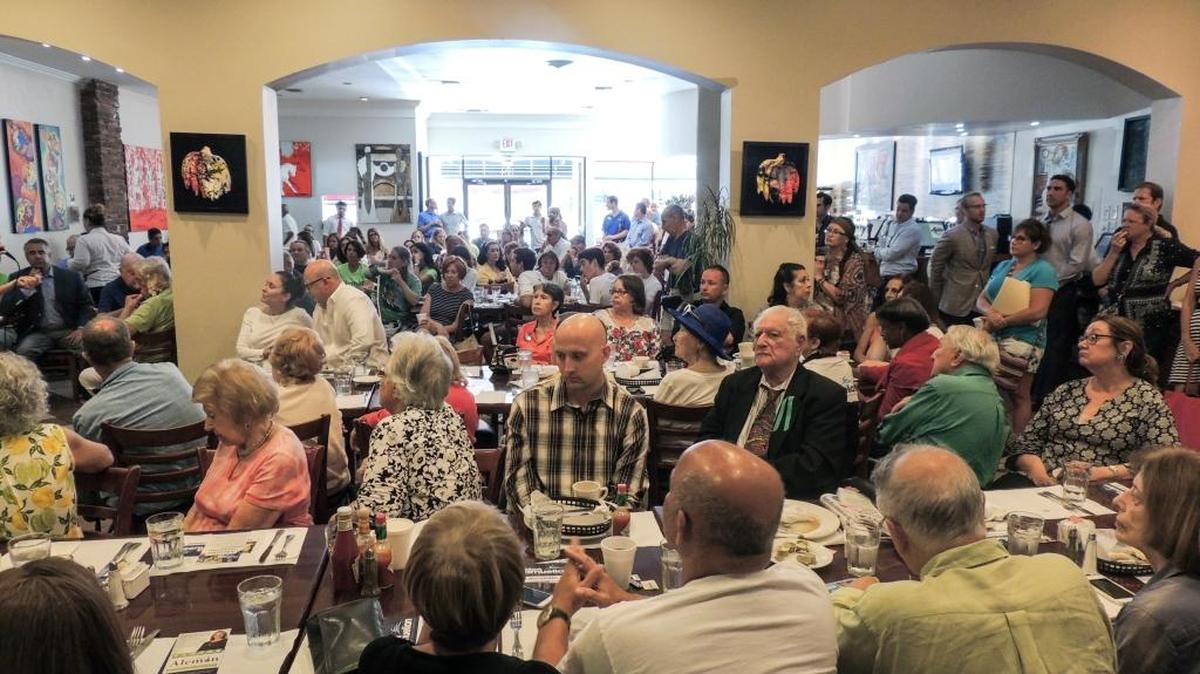 
The Tuesday Morning Breakfast Club has moved to Manolo at 685 Washington Ave. The civic breakfast had to move when its previous host, Abuela’s Cuban Kitchen, closed Sept. 14.
