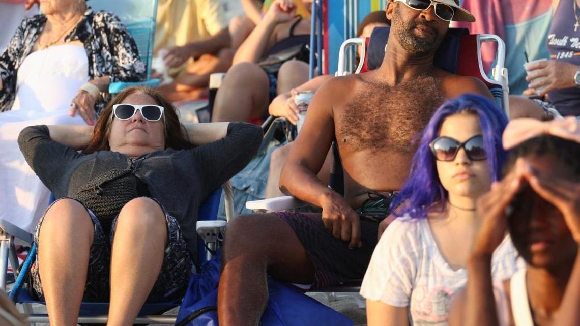 Fans at the concert celebrating Miami Beach’s centennial, held on South Beach in March 2015. Some members of the same production team who organized that event are involved in planning the Miami Beach Pop Festival, which has been delayed.