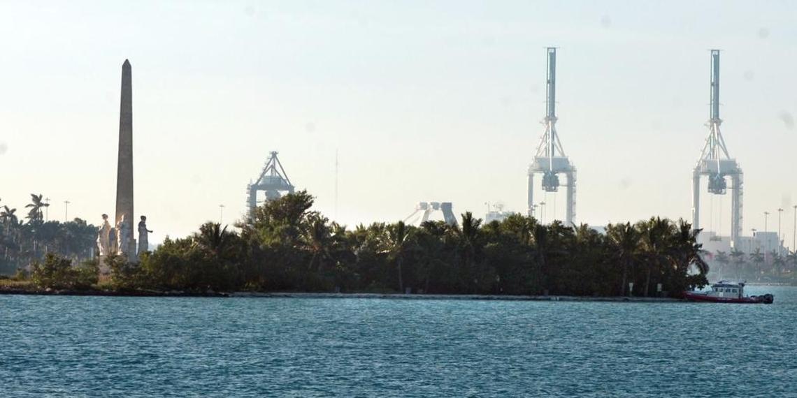 Monument Island from the north.