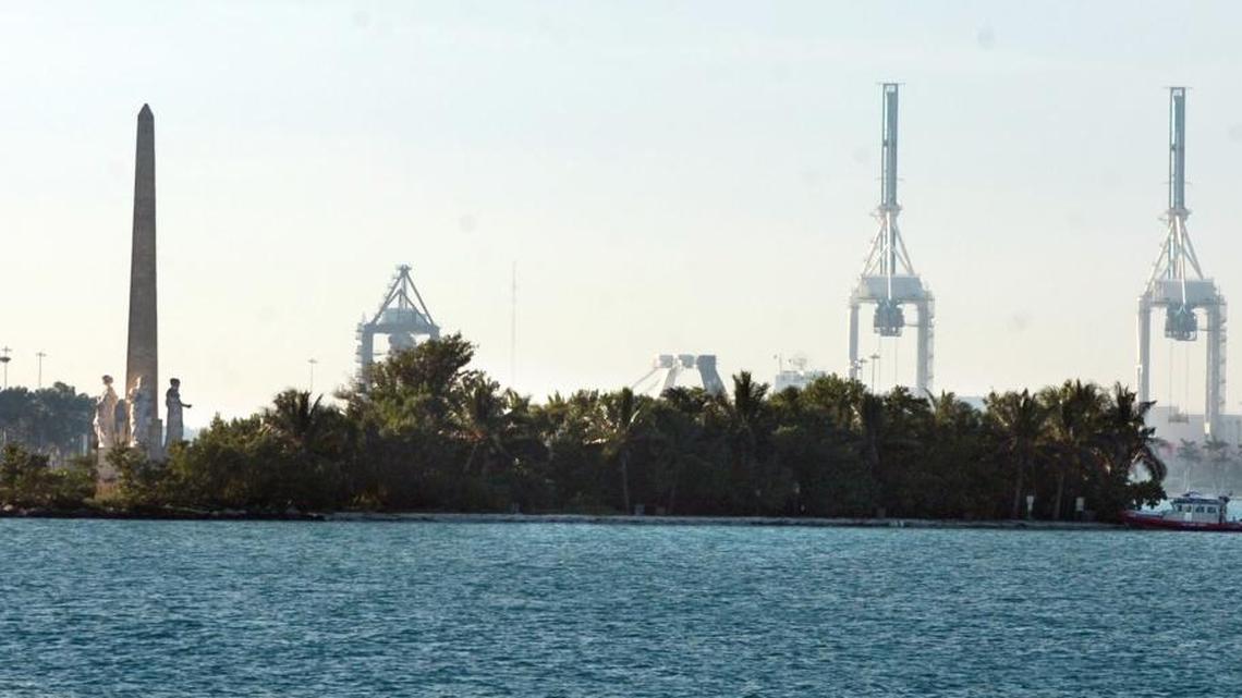 Monument Island from the north.
