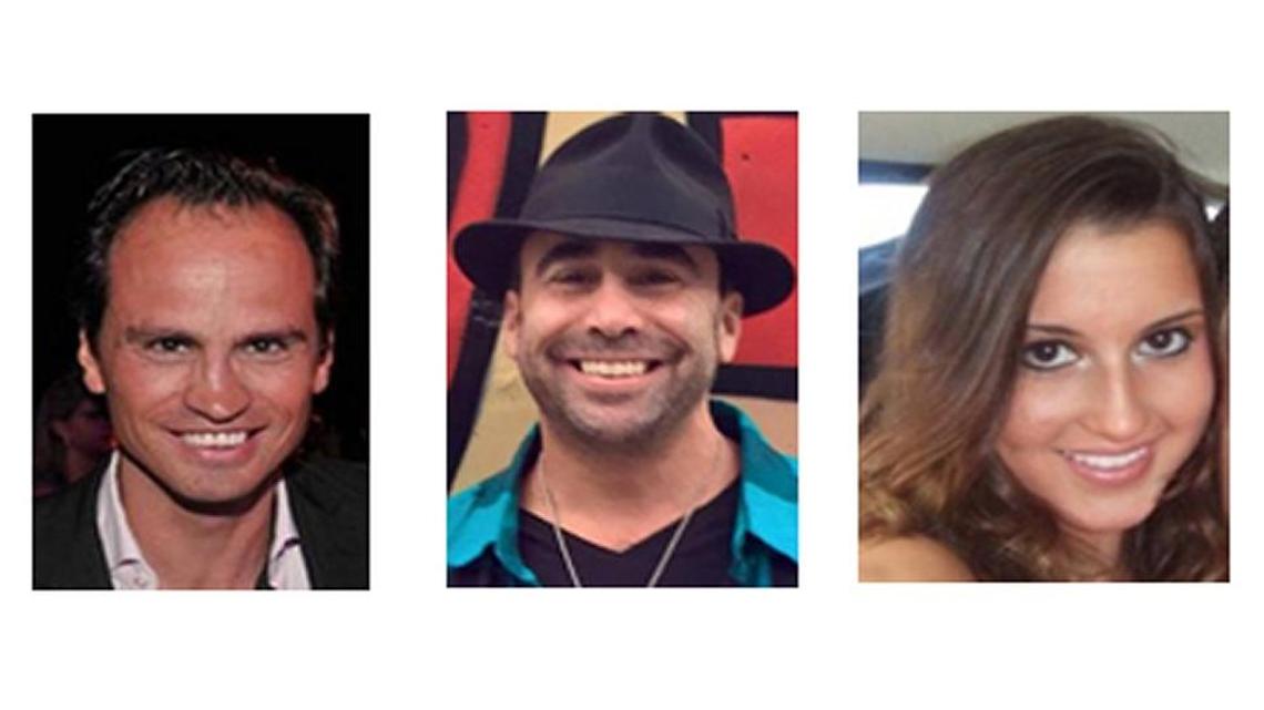 
From left: Zoltan Prepszent; Jason Itzler; and Julia Sumnicht.
