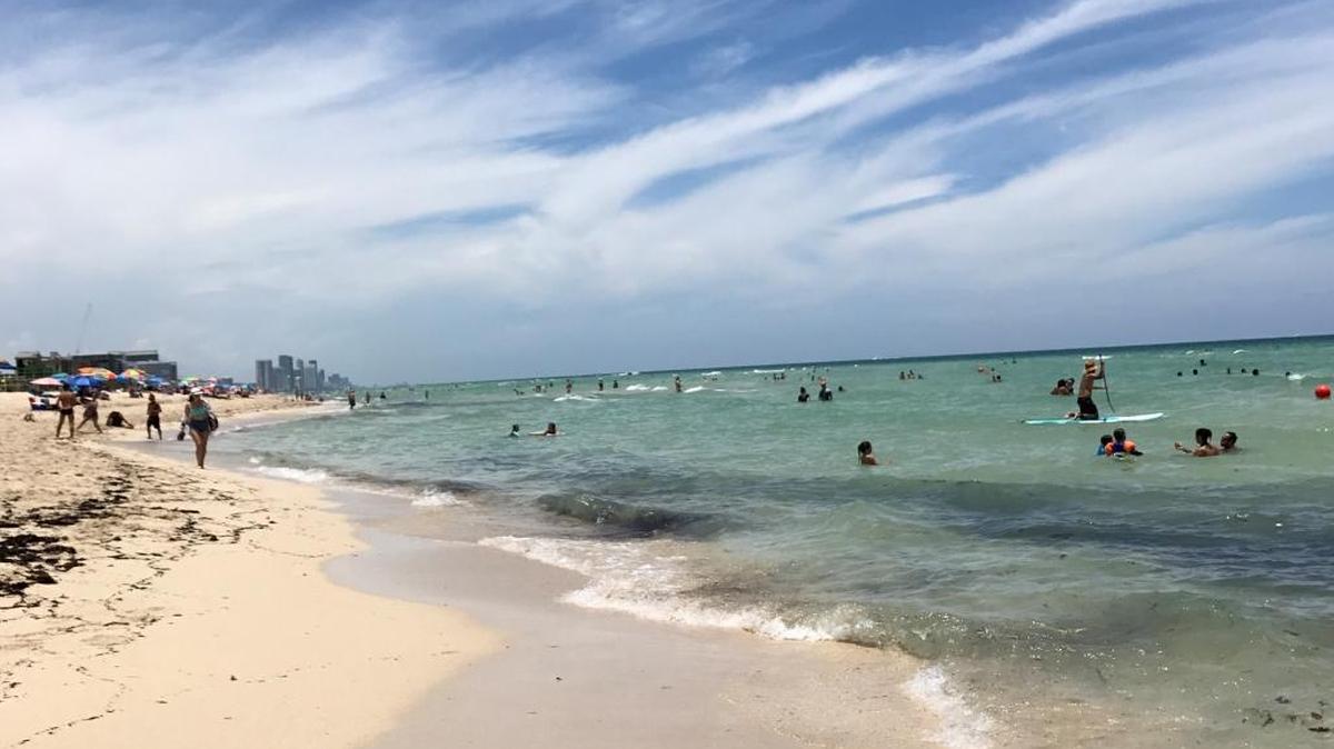 Local health officials are warning people against swimming at Miami Beach’s North Shore after tests found high levels of fecal bacteria in the water nearby.