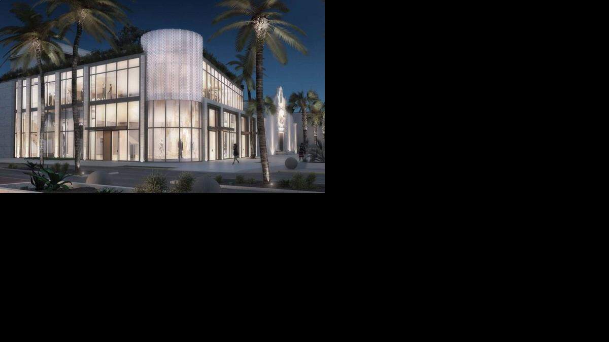 
Proposed project by Tristar Capital in the courtyard of the Miami Beach Community Church.
