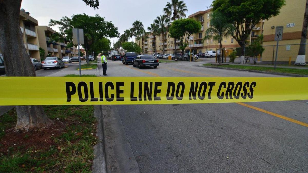 Police tape.