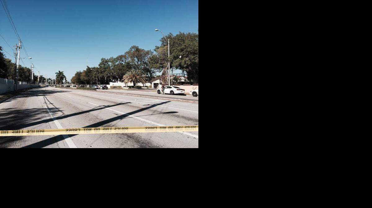 
Police have cordoned off an area of Ives Dairy Road after a car chase and shooting.
