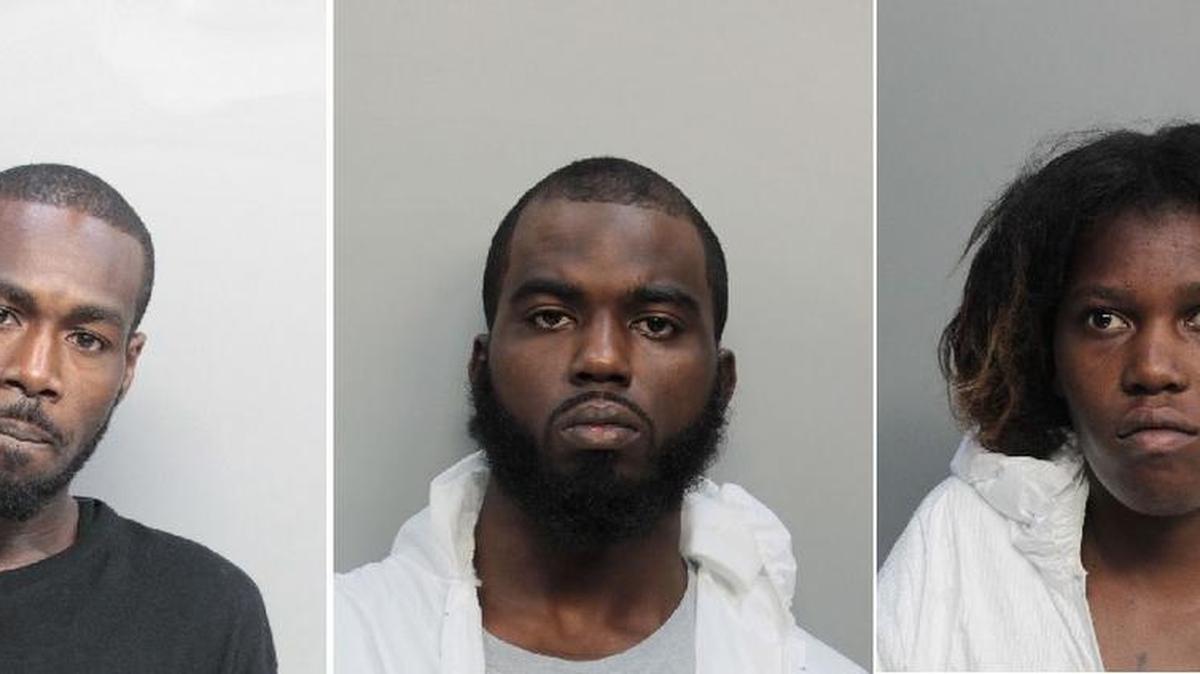 From L to R: Shelton Evans, Steven Daniels and Shuneice Thomas