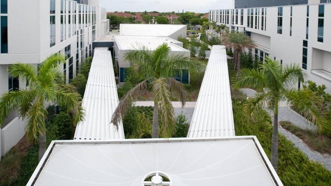 A view of Miami Gardens City Hall, 18605 NW 27th Ave. City leaders are considering establishing a community redevelopment agency to create a new performing arts center and attract new businesses.