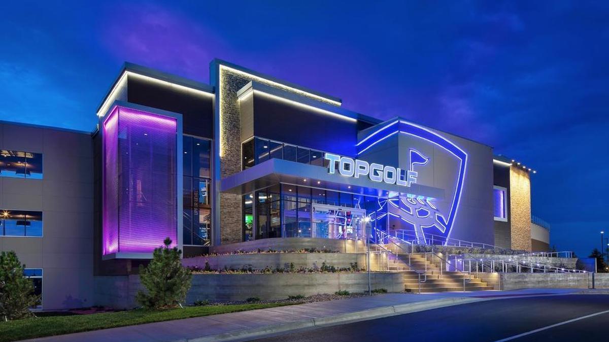 A Topgolf venue in Colorado.