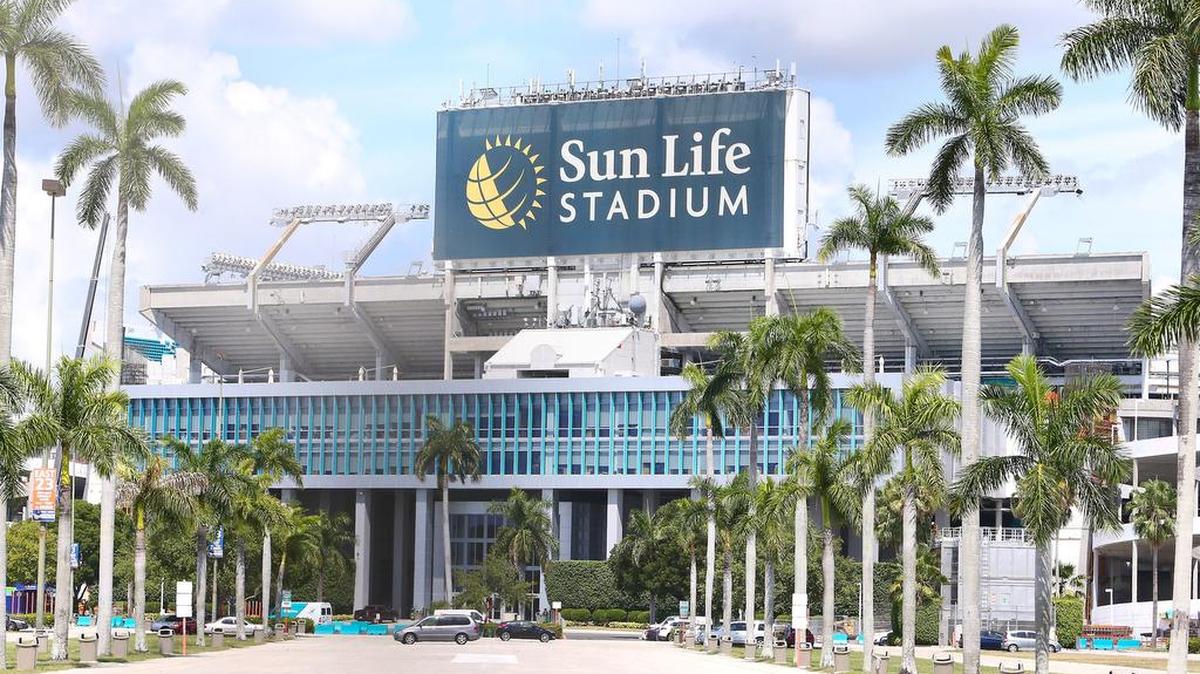 Sun Life Stadium in Miami Gardens.