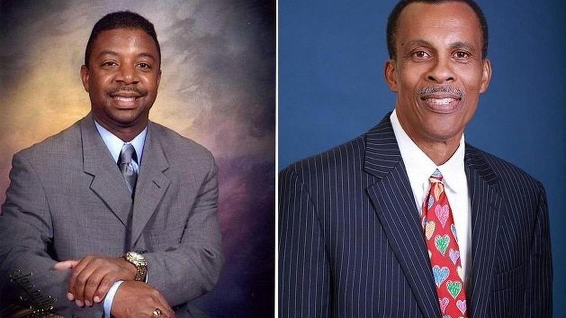 David Williams Jr. (right) was reelected to Miami Gardens City Council Seat 5 in Tuesday’s runoff election, defeating Andre Williams (left).