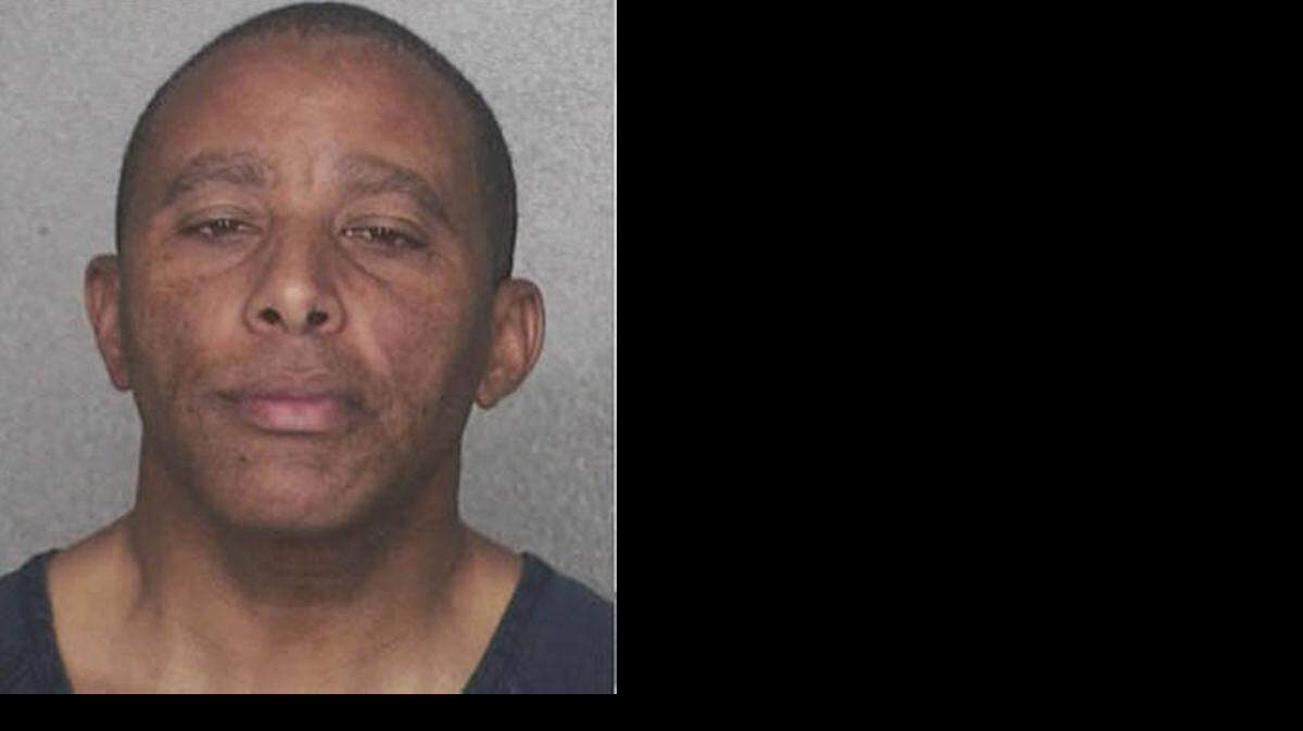 
Miami Gardens Police Chief Stephen Johnson, shown in this Broward County Sheriff’s Department booking photo, was fired Friday after he was caught soliciting a prostitute, according to press release sent out by the Miami Gardens Police Department.


