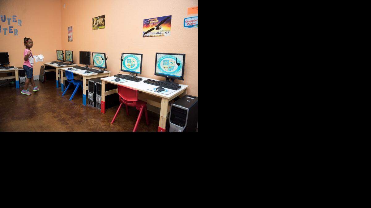 
One of the computer centers at the Miami Gardens Montessori school, which is set to open by the end of April or early May.
