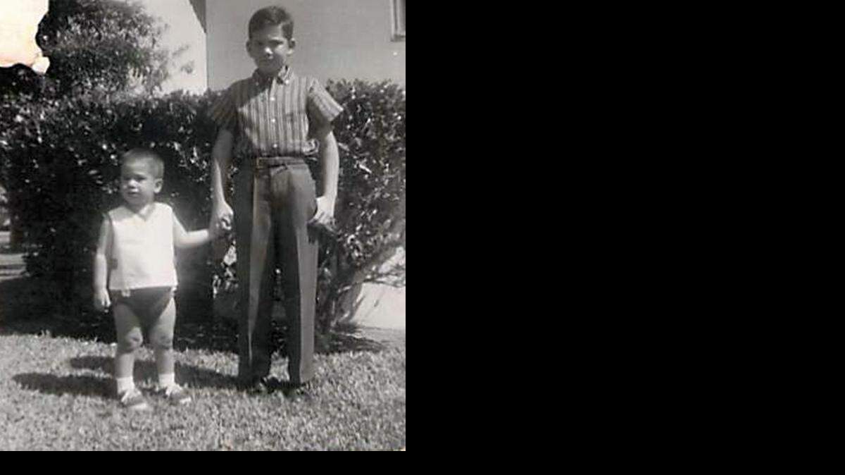 
Joel Perwin with his brother Scott.
