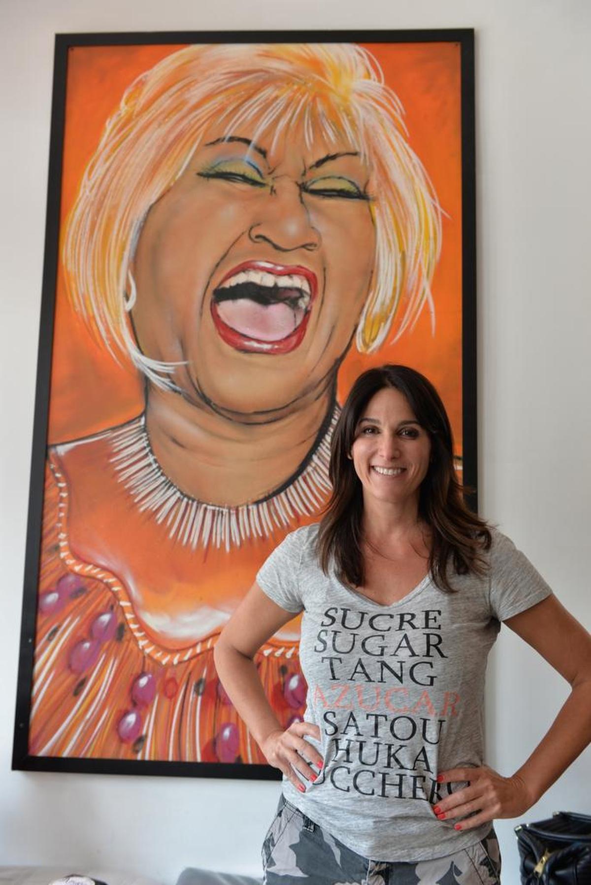 Founder Suzy Battle at Azucar Ice Cream Co., 1503 SW Eighth St. in Miami’s Little Havana neighborhood.