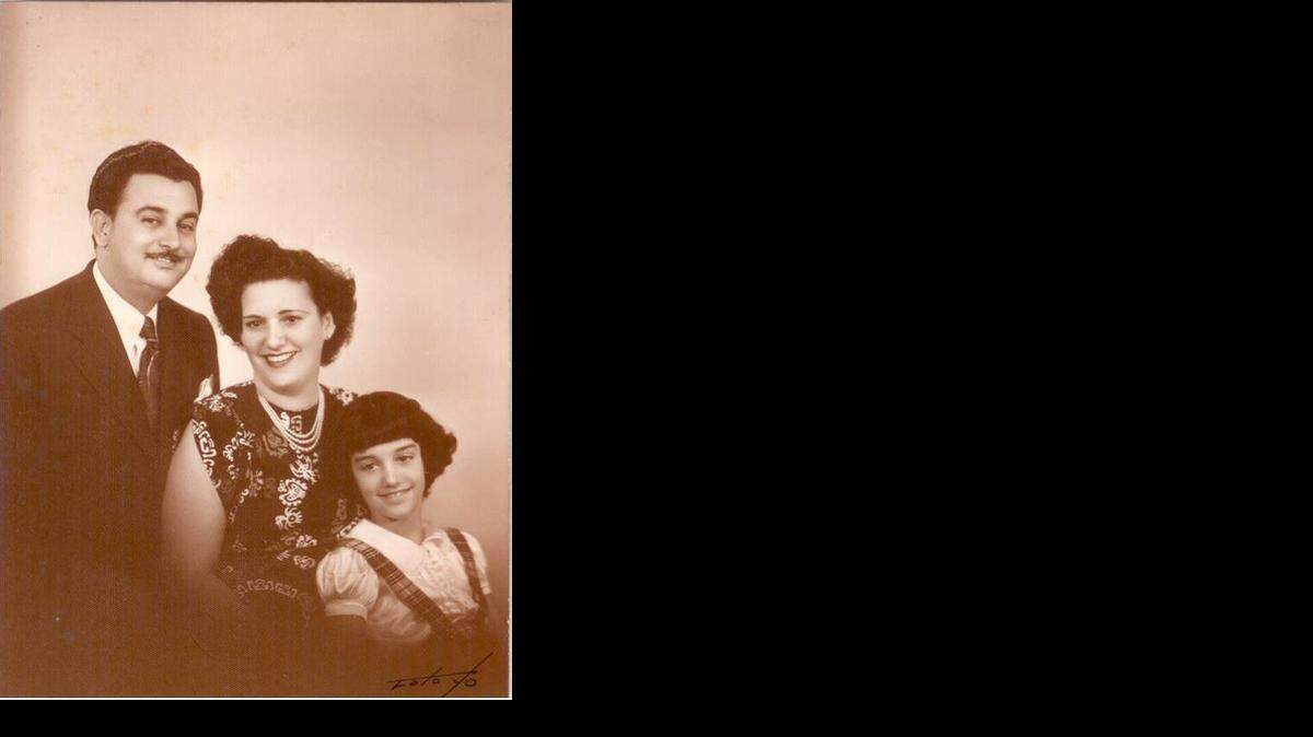 
Orquedia Barouh and her parents. 
