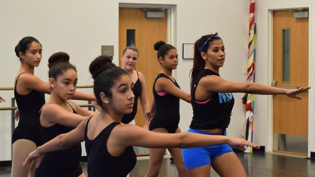 
The dance programs are offered for children from ages 5 to 18, and they include jazz funk, contemporary, tricks and turns, lyrical and hip-hop.
