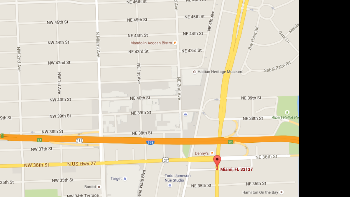 
Emergency repairs on a 36-inch water main on Biscayne Boulevard and Northeast 35th Terrace could affect traffic in the area for about two weeks.
