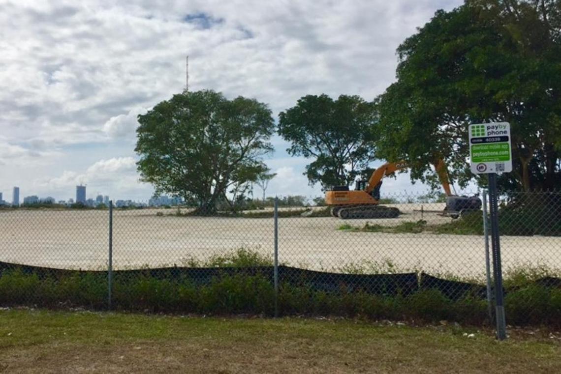 Fill from the PortMiami tunnel dig is being spread over portions of the old landfill on Virginia Key as reclamation of the site begins.