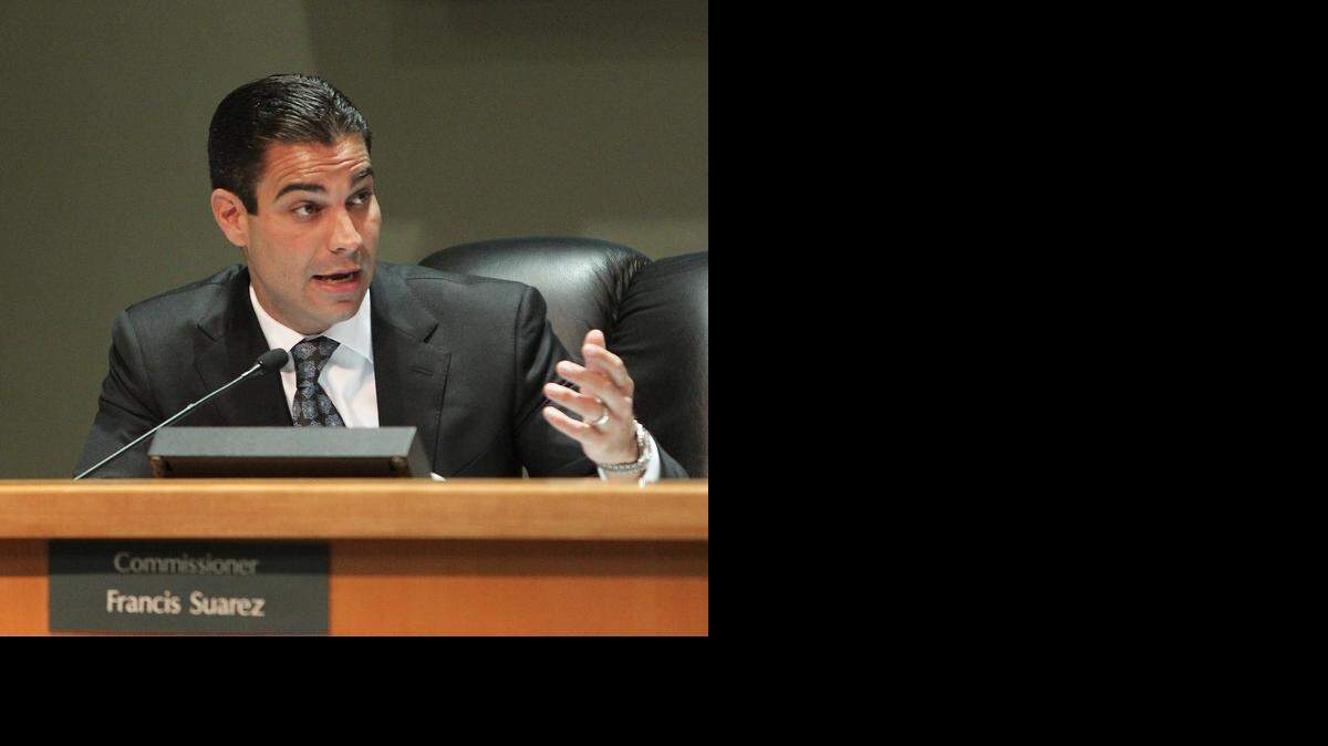 
 Miami Commissioner Francis Suarez is reviving his push to create a strong-mayor government in Miami.
