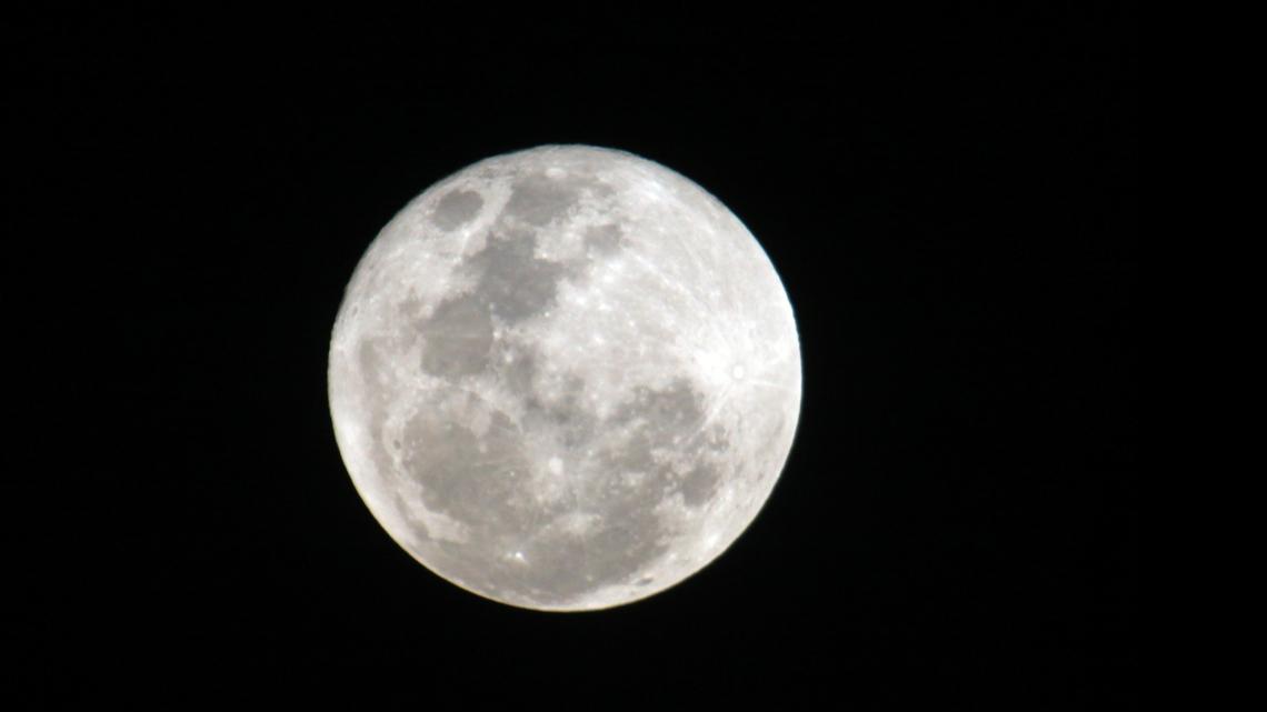 
This AP file photo from 2010 shows a blue moon from Nairobi, Kenya. There will be a blue moon Friday.
