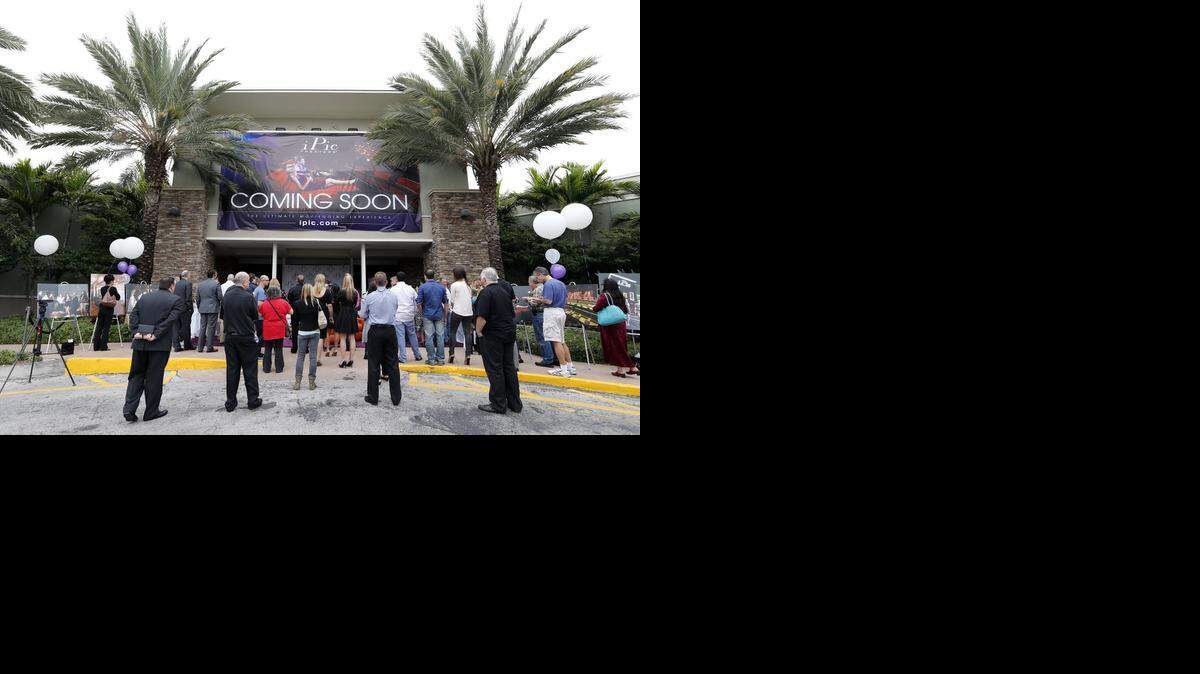 
A press conference in the newest location of the 40,000 square foot iPic Movie Theater on 163rd Street in North Miami Beach, Jan. 20, 2015.
