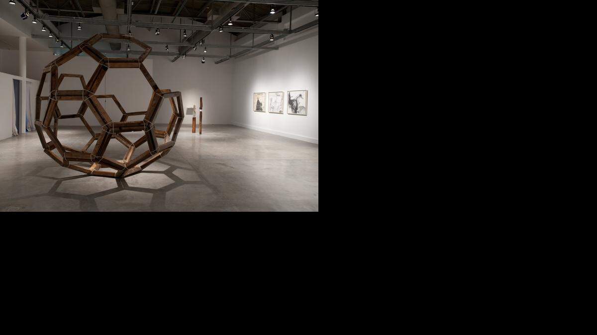 
A shot from "Third Space: Inventing the Possible" exhibit at the Museum of Contemporary Art in North Miami. It was the first for the museum while under the direction of Babacar M’Bow.
