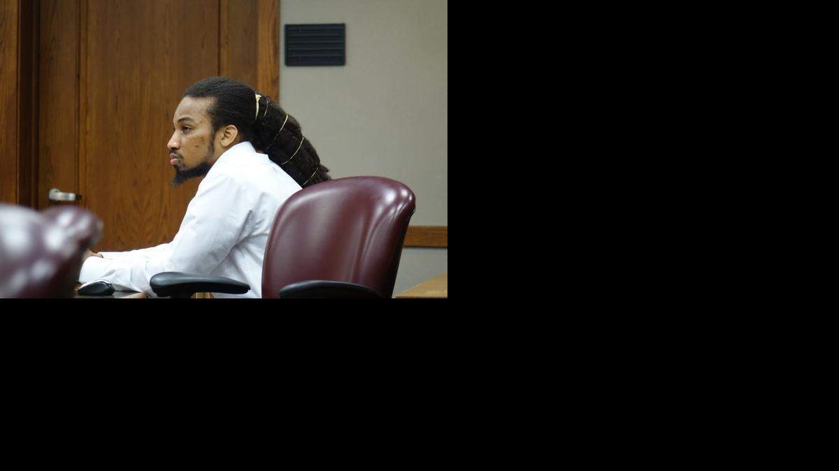 
Mishak Gibson, accused of the gang rape of a jogger in North Miami Beach in 2008, in court on Friday, Feb. 6, 2015.
