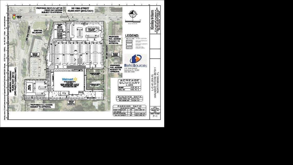 
Rendering of the proposed Walmart Neighborhood Market and space for additional development and tenants.
