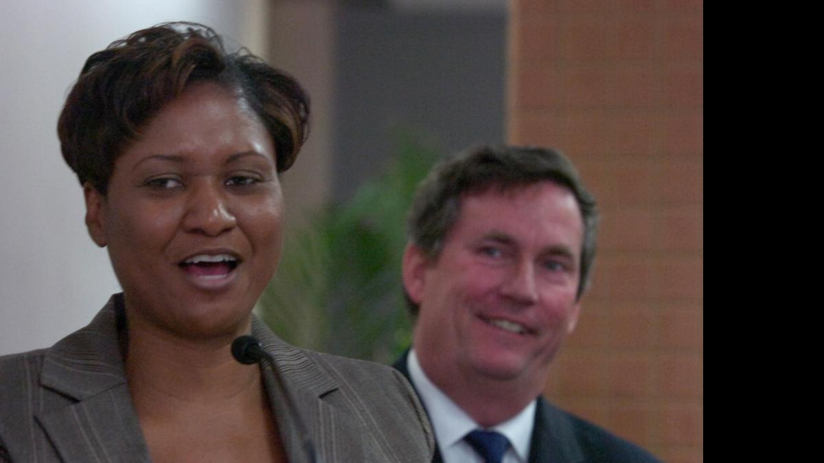 
Councilwoman Marie Steril (left) and former Mayor Kevin Burns introduce Mayor Wilson Jeudy from Delmas, Haiti during a North Miami City Council meeting in 2008. The city was ordered to pay nearly $19,000 to the IRS, following a review, due to travel expenses for a 2012 trip to Haiti--including a visit to Delmas, a sister city of North Miami.
