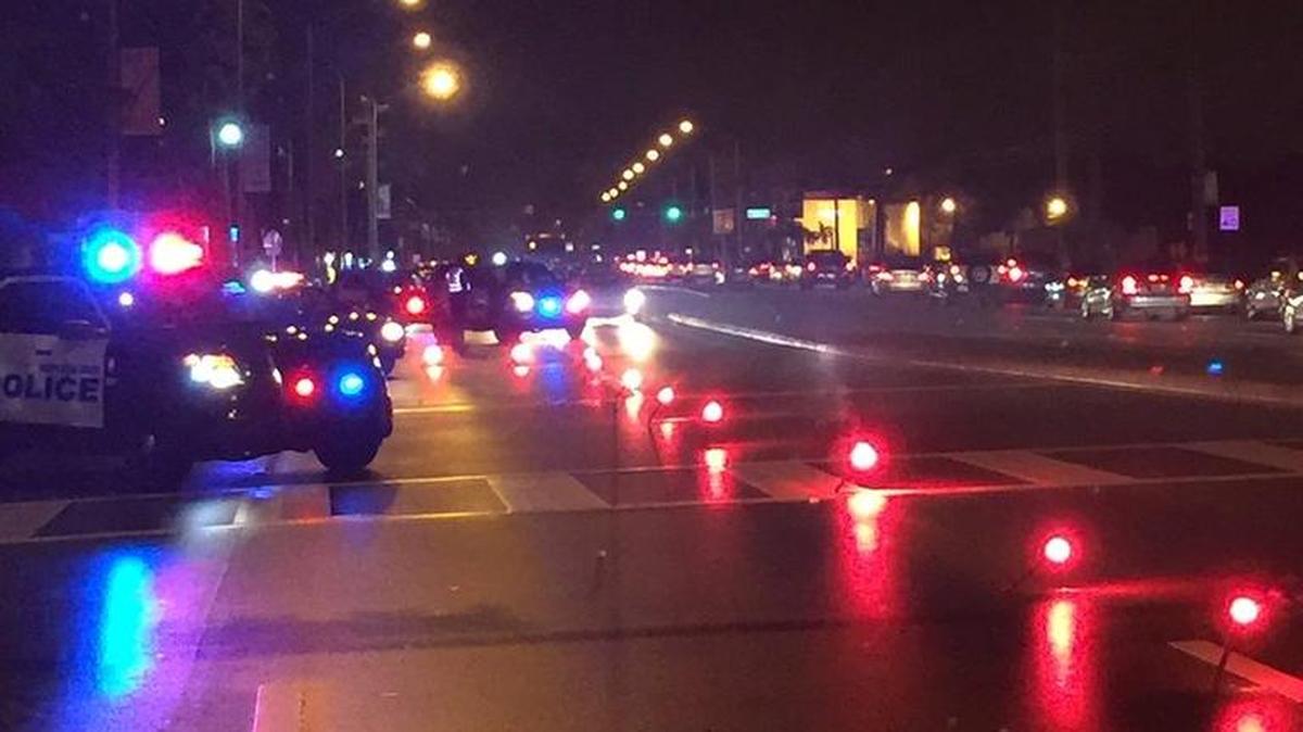 North Miami Beach police detectives were investigating after a shooting victim ended up on 140th Street and Biscayne Boulevard Sunday night.