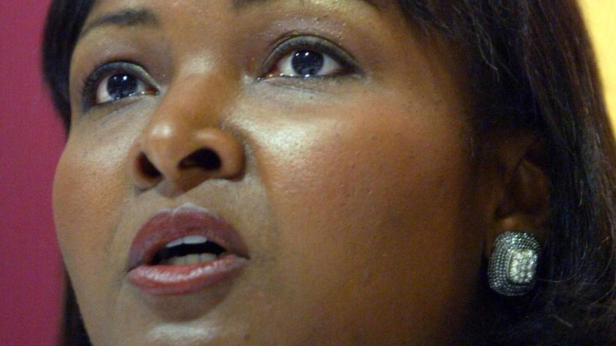Danielle Beauvais responds to a question at a North Miami candidate debate in 2005. Beauvais has filed to run for mayor in the city’s May election.