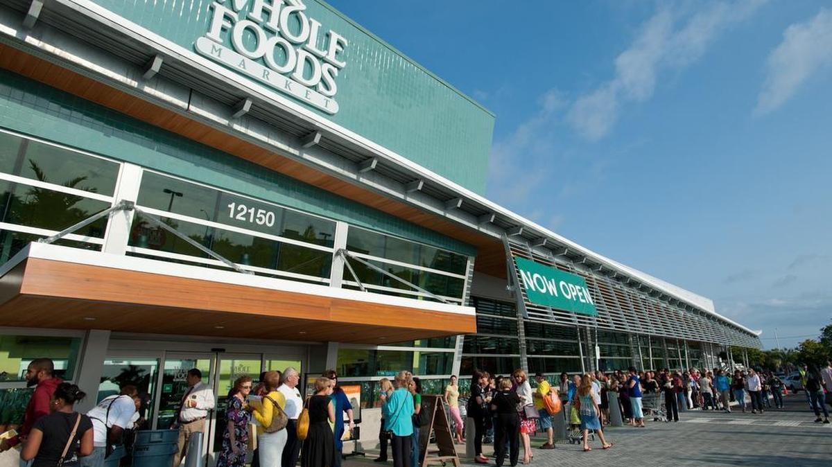 The Whole Foods Market in North Miami pictured at the store’s grand opening in 2013.