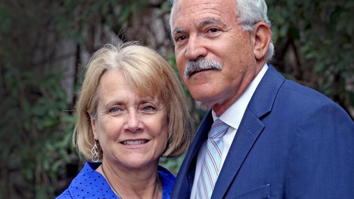 Rabbi Edwin Farber with his wife, Laurie, at Beth Torah Benny Rok Campus in North Miami Beach, Feb. 20, 2016. Farber has been a rabbi for over 40 years and is a native of Miami.