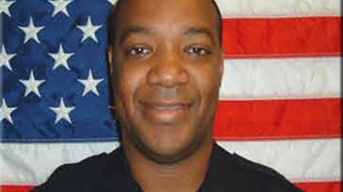 North Miami police officer Alfred Bryant, after winning the officer of the month award.