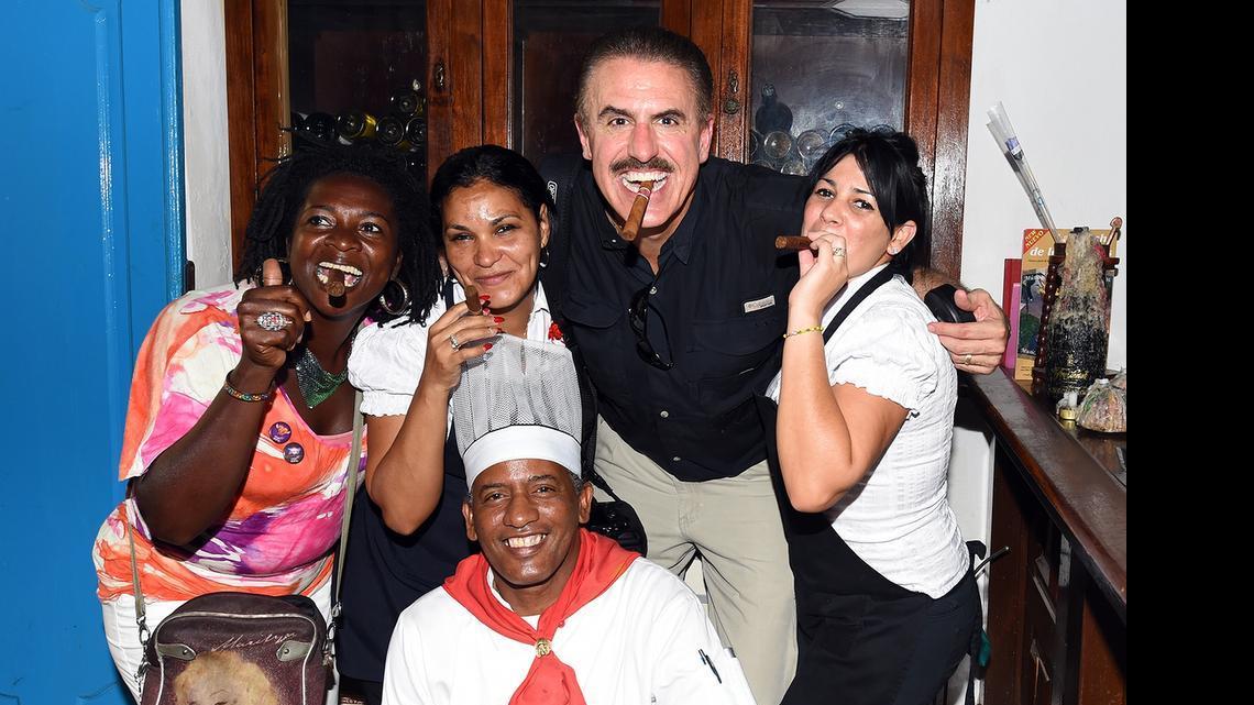 
Zoo Miami spokesman Ron Magill is a regular on Spanish-language television, and he discovered he had a following in Cuba during a recent visit to Havana to tour that city’s zoo. Magill, who took vacation time for the trip, said he was stopped throughout Cuba by people asking to have their picture taken with him. 
