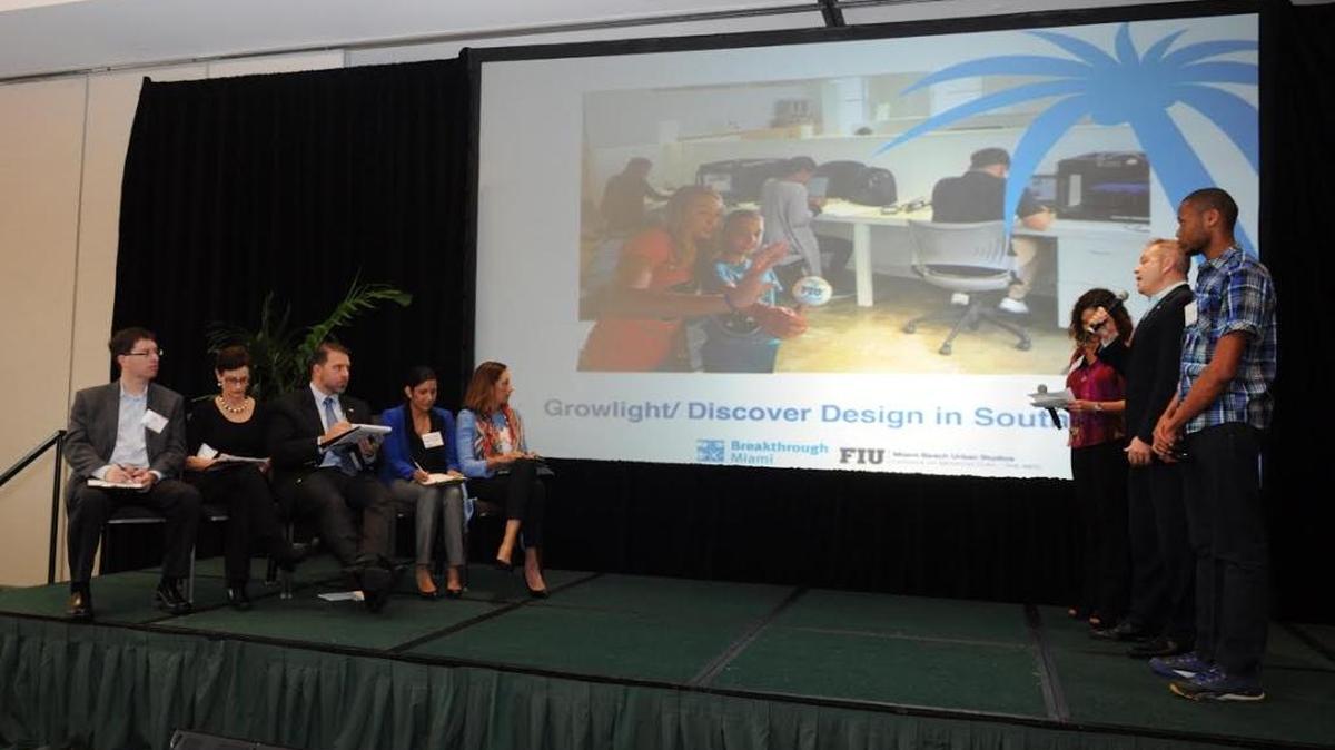 Breakthrough Miami presented to the shark tank at Philanthropy Miami in 2016 and won the contest.