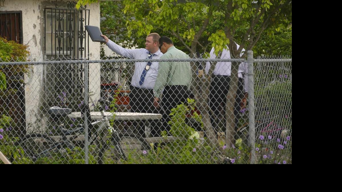 
Miami Dade police detectives investigate a deadly shooting Tuesday morning in which a woman’s body was found in the front yard and bullet holes found in the front wall. The shooting happened about 2:30 a.m. at 2989 NW 43rd Ter.
