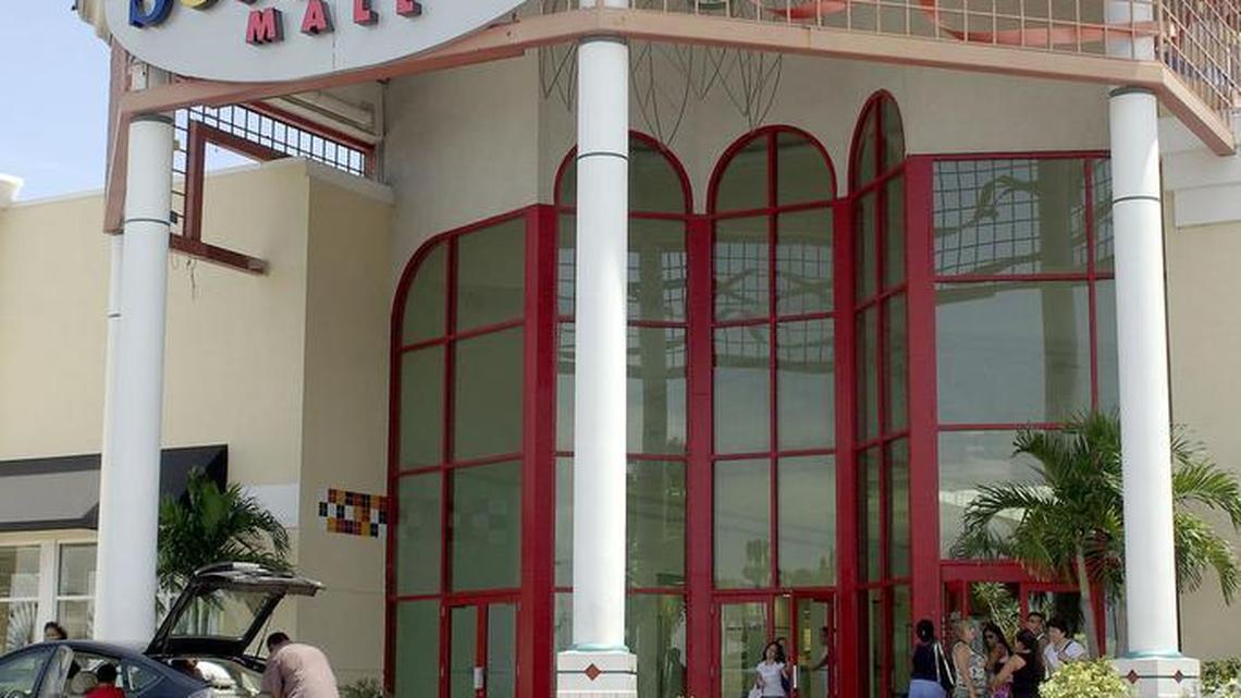 One of the main entranceways at the Southland Mall in Cutler Bay.